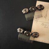 ヘアコーム【黒】2個セット