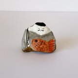 小さな恵比寿様　紙塑人形