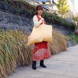 KIMONO！着物リメイクのビッグトートバッグ  （01679）