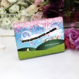 定期入れ/パス入れ/名刺入れ  カードケース 【ほのぼのにゃんこ（さくら銀河鉄道）】（名入れ可）