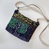 ミニショルダーバッグ　ポシェット　 森とドット