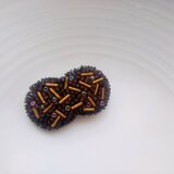 刺繍ブローチ　チョウチョ