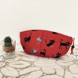 たっぷり入る♡ねこさんポーチ