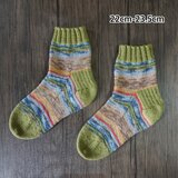 手編みの靴下［洗濯機ok］