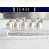 形は悪いけど可愛い！オーロラカラー 淡水パール フルーツの形 ペンダントネックレス