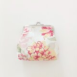 がま口 財布 ポーチ 英国輸入生地 日常使い 花柄 春 プチギフト おでかけ