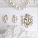 セレモニーパールSet✨　【ピアス＆ブローチ】
