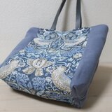 スペインジャガード織柄＆無地トートバック