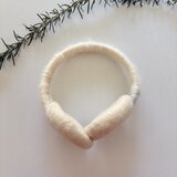 フエルトのイアーマフ　プリン