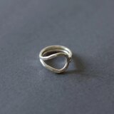 Karen silver ring / しずく