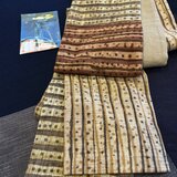 唯屋オリジナル半幅帯インドブロックプリント