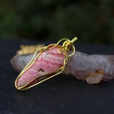 ロードクロサイト　ネックレス 愛と幸せ　情熱の石