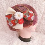 梅の花☆菊の花☆お祭り髪飾り☆成人式髪飾り☆卒業式髪飾り☆結婚式☆リボン☆袴ヘア☆振袖ヘア☆和装☆ヘッドドレス☆