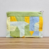 パッチワークのポーチ（大）