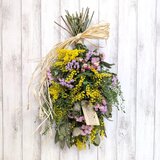 国産銀葉ミモザアカシアのスワッグ