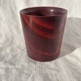【希少木】ブビンガの木製カップ