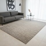 夏は涼しく冬は暖かい天然ラグ ガゼニラハット　無染めのウール　ラグ　200x136㎝　Gray　P-SP7