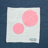 Organic Cotton 3重ガーゼ／ポピー染め○○タオル　小小
