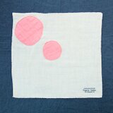 Organic Cotton 3重ガーゼ／ポピー染め○○タオル　小