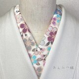 ちりめんの半衿  sakura