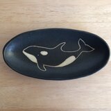 オーバル深皿（シャチ）