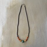 Vintage retro ethnic design beads necklace