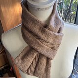 No.1569 カシミア配合手編みマフラー