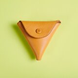 三角コインケース（イエロー）【R-023-MBX】