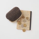 ■ヘリンボーンツイードの親子がま口財布【ミニマムサイズ】■ lucas (tw-hr)
