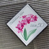 ドイツ　花切手ブローチ1077６