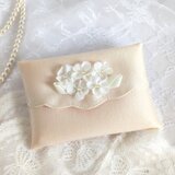 可愛いお花のポケットティッシュケース（サーモンピンク）