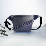 【容量2L】撥水CORDURA®×ナナメフリル｜軽量2WAY ボディバッグ＆ウエストポーチ