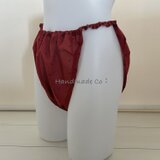 newシンプルな、、リラックスふんどしショーツ : : dark RED dots