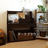 無垢材の絵本棚br/wh選べる2color＊wide60
