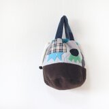 手提げ巾着バケツバッグ　ソコノカドサキ