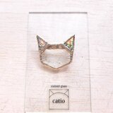 Whisker brooch/ sparkle rain
