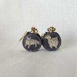 猫の小銭入れ（猫2）　リバティプリント使用