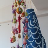 藍染め 鯉のぼり　<大>単体　名入れあり　端午の節句