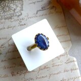 クラウンシリーズ ■ オーバル 天然石の指輪 ■ カイヤナイト