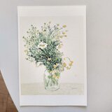 postcard　/　テーブルの上のカモミール（2枚組）