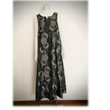 485　１点物　ジャンパースカート　テントラインワンピース　大島紬　小さいサイズ　黒