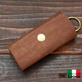 【イタリアンレザー】キーケース　ダークブラウン