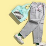 アクセントカラーが光るスノウピー♡サルエル風パンツ