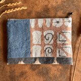 フラットポーチ　パンモチーフ