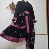 着物リメイク　南無阿弥陀仏ワンピース　-拝啓黄泉行きの君へ-