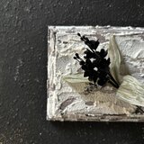 すずらんのコサージュ黒 A