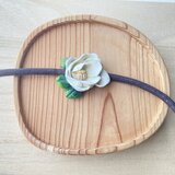 木彫りのタイサンボク（マグノリア） 帯留め