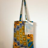 Tote bag　M　-alphabet-