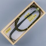 曹洞宗 108玉 緑檀生命樹 独山玉仕立て 数珠 日本伝統念珠 天然石 京都 手作り  JUA150
