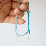 Apatite x Neon Blue Apatite Necklace / K10
